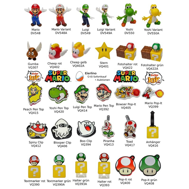 Super Mario Kinder Joy Original