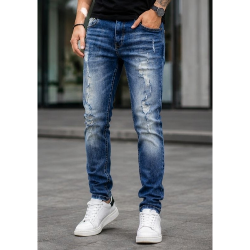 calça jogador jeans masculino original denim