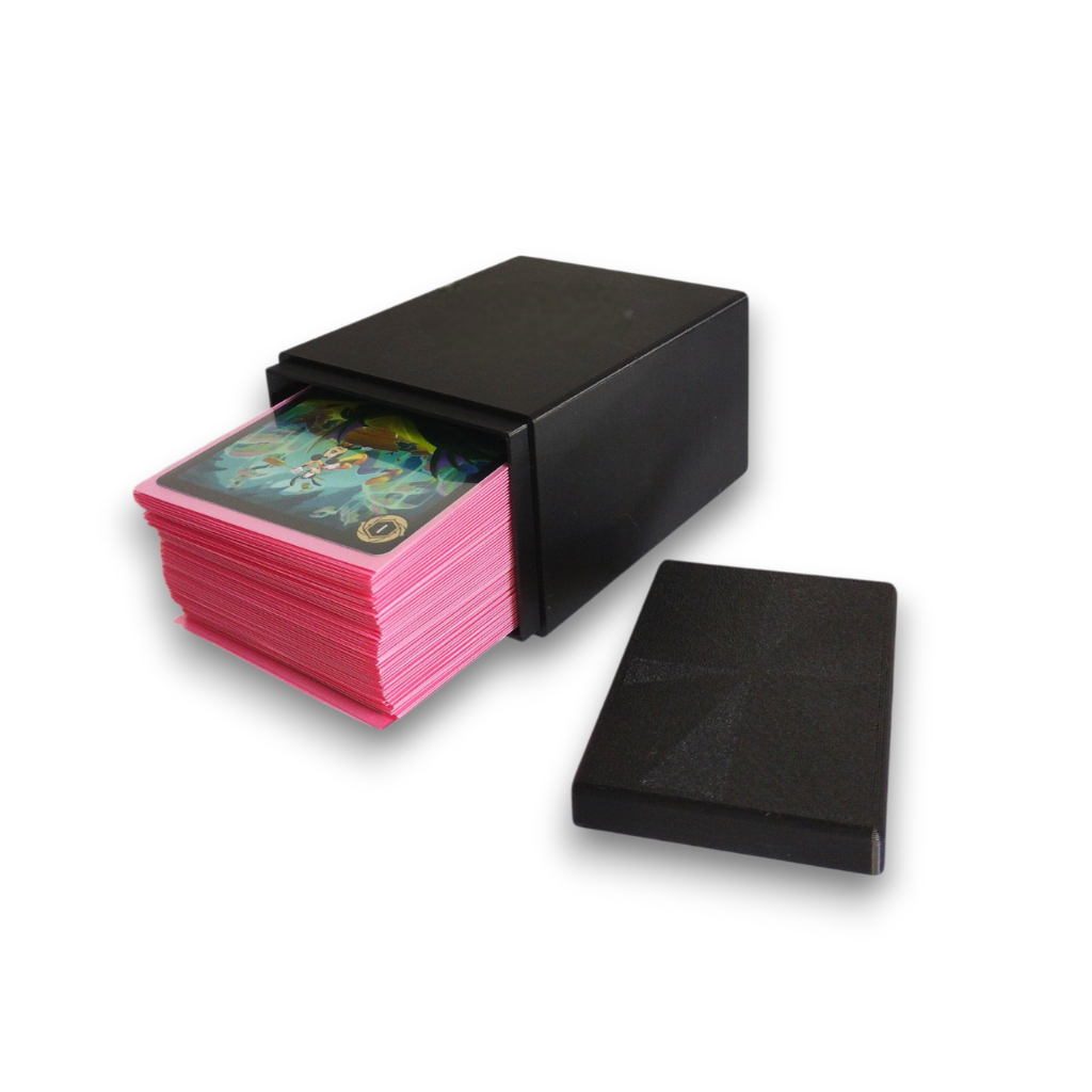 Deck Box Caixa de Cartas TCGS 60 cartas para Pokemon Magic Lorcana Yugioh One Piece Card Game Organiza Protege