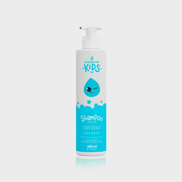 Shampoo Infantil Hidratei Kids Limpeza Suave Sem Embolar os Cabelos