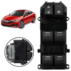 BOTÃO INTERRUPTOR VIDRO ELÉTRICO HONDA CIVIC 2011/2017
