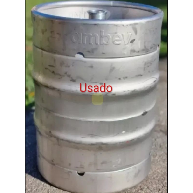 BARRIL 50 LITROS AMBEV PARA  CHOPP  BRAHMA OU STELLA) só o cascoOBSERVAÇÃO: ENVIAMOS SOMENTE 01(UM) BARRIL POR PEDIDO