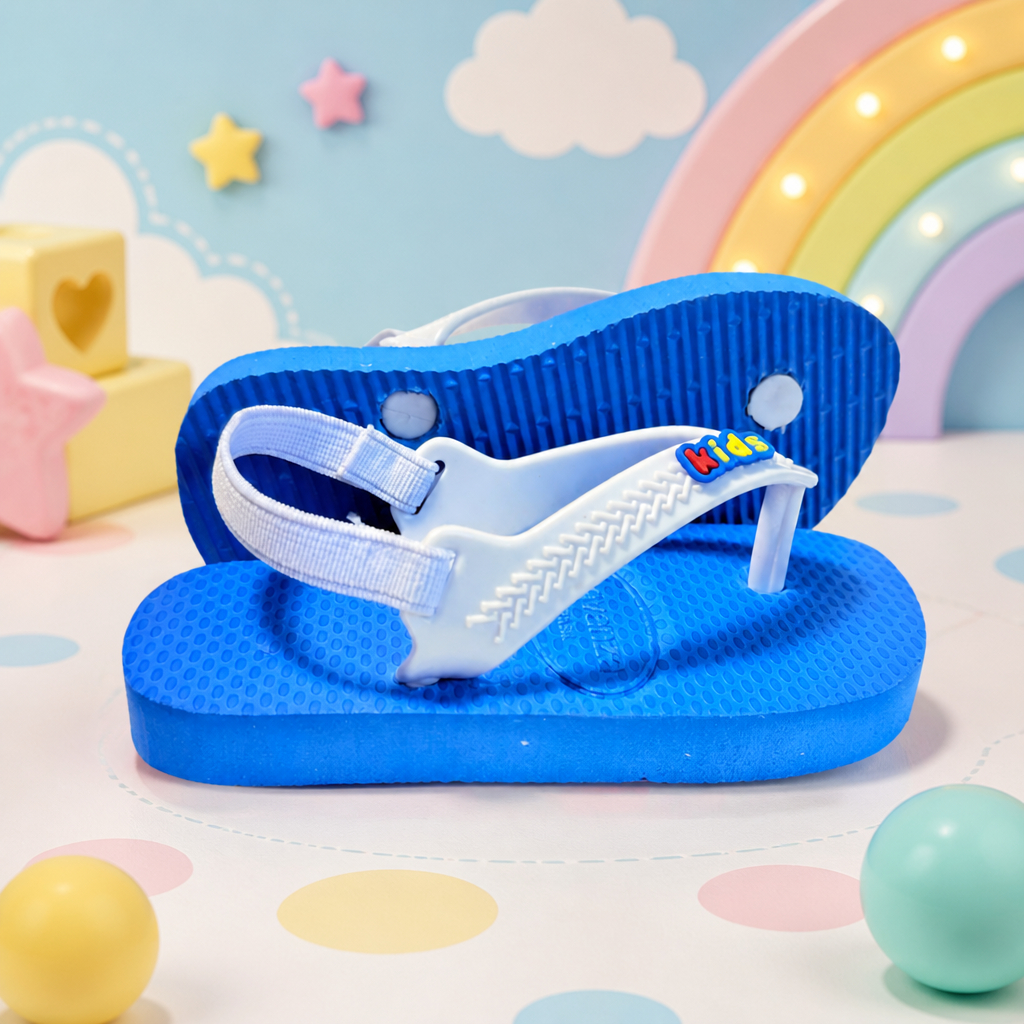 Chinelo Infantil Baby Bebê com Elástico Antiderrapante Confortável Bebê Unissex PROMOÇÃO