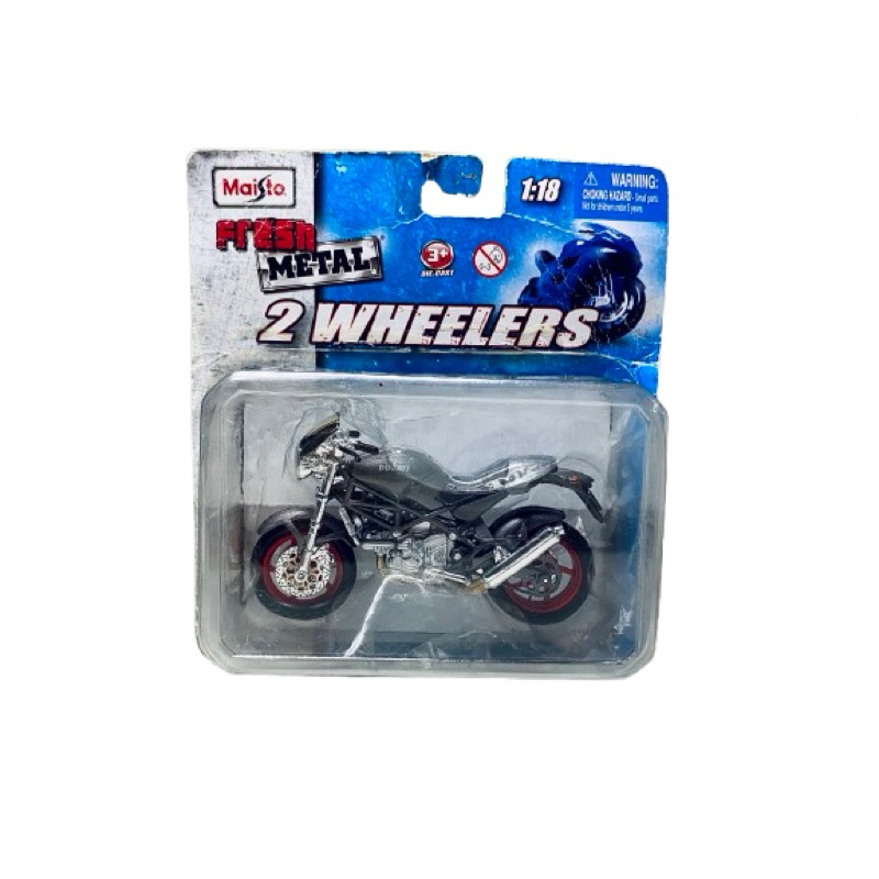 Miniatura Moto Ducati Monster S4 - 2 Wheelers | 1/18 Maisto