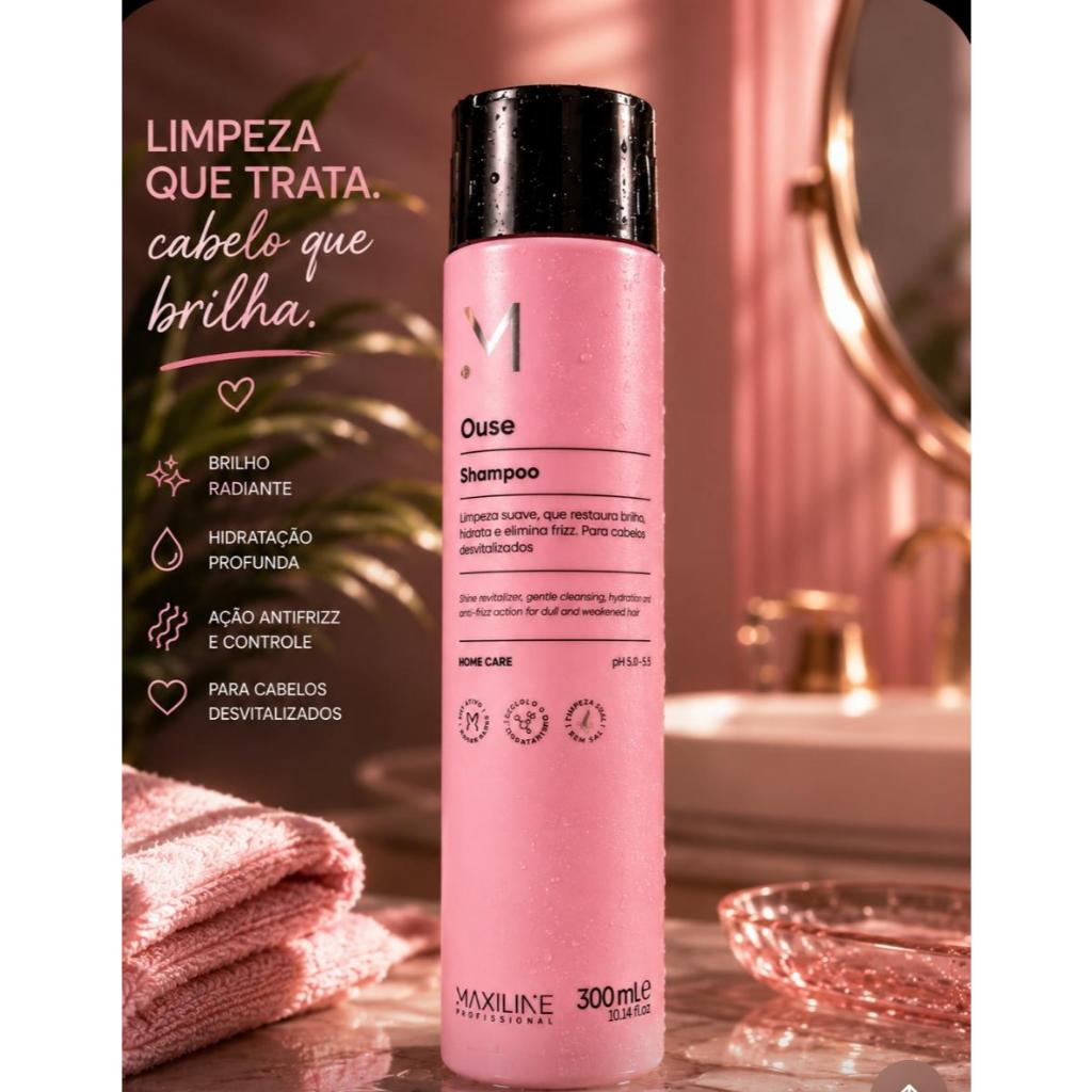 Shampoo Ouse 300ml - Maxiline Nova Embalagem