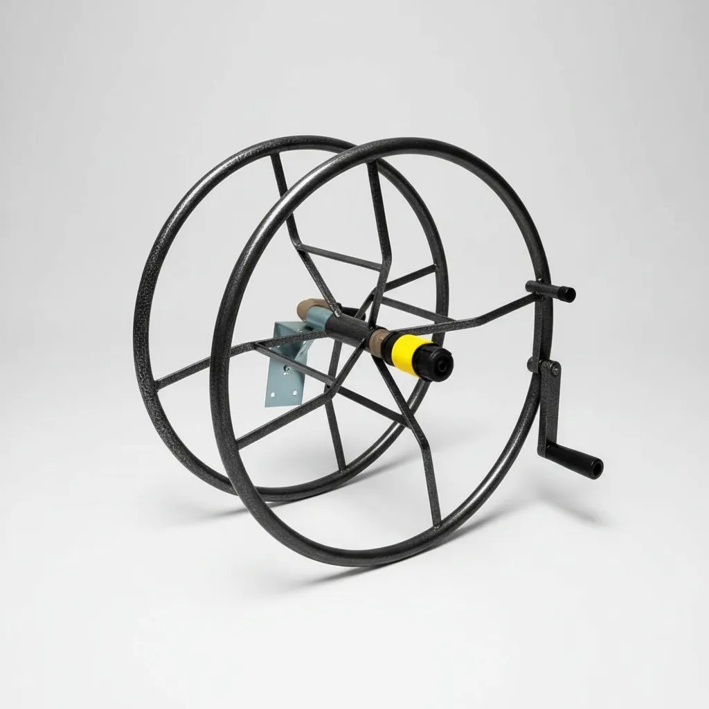 ENVIO IMEDIATO Enrolador de Mangueira Giratório 360° Suporte Jardim Até 30mt