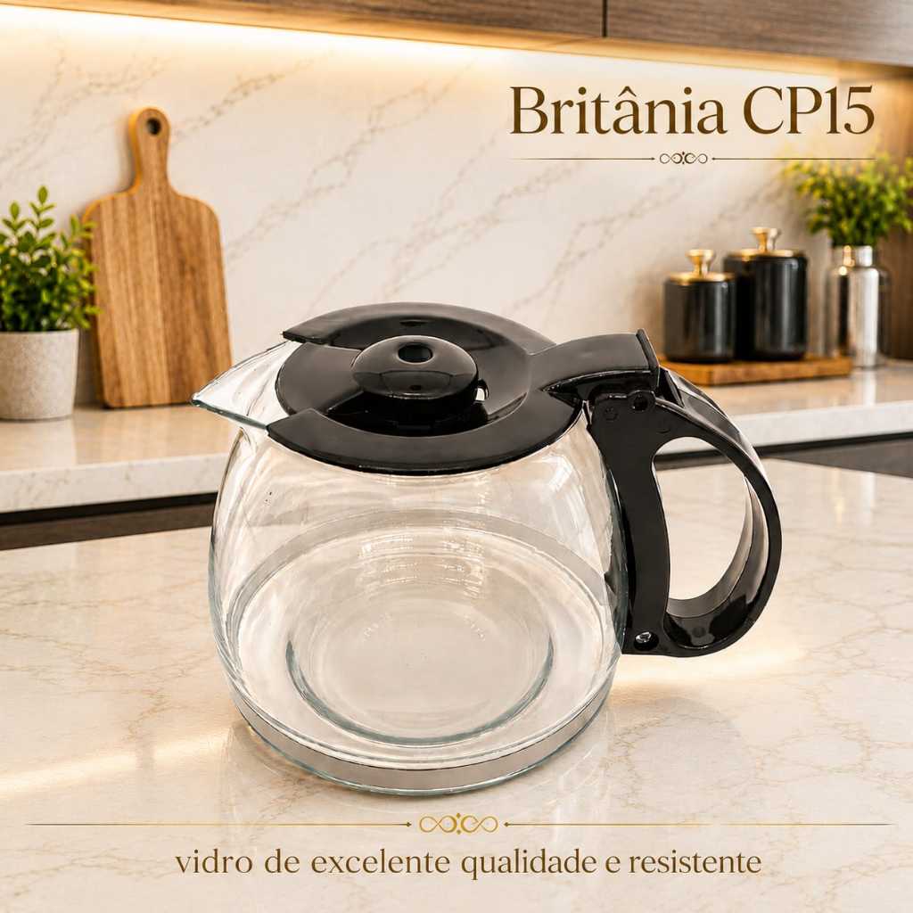 Copo Jarra cafeteira Britânia cp15 preta