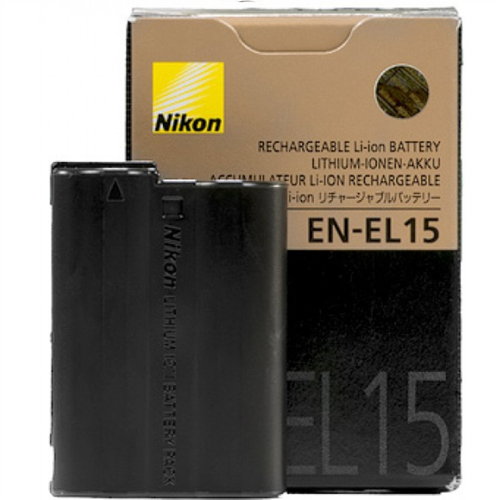 Bateria para camera Nikon EN-EL15, D500, D600, D610, D750, D800, D800E, D810, D810A, D7000, D7100, D7200