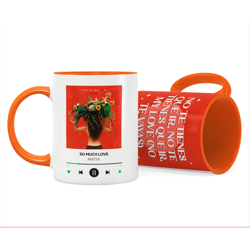 Caneca Interativa Spotify So Much Love Anitta