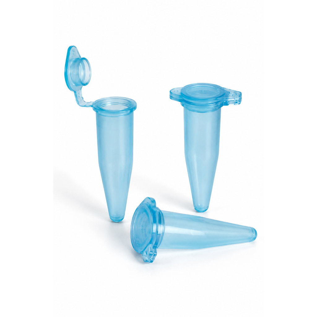 Microtubo 1,0ml Interno 1,5ml Externo C/1000 Un - Azul