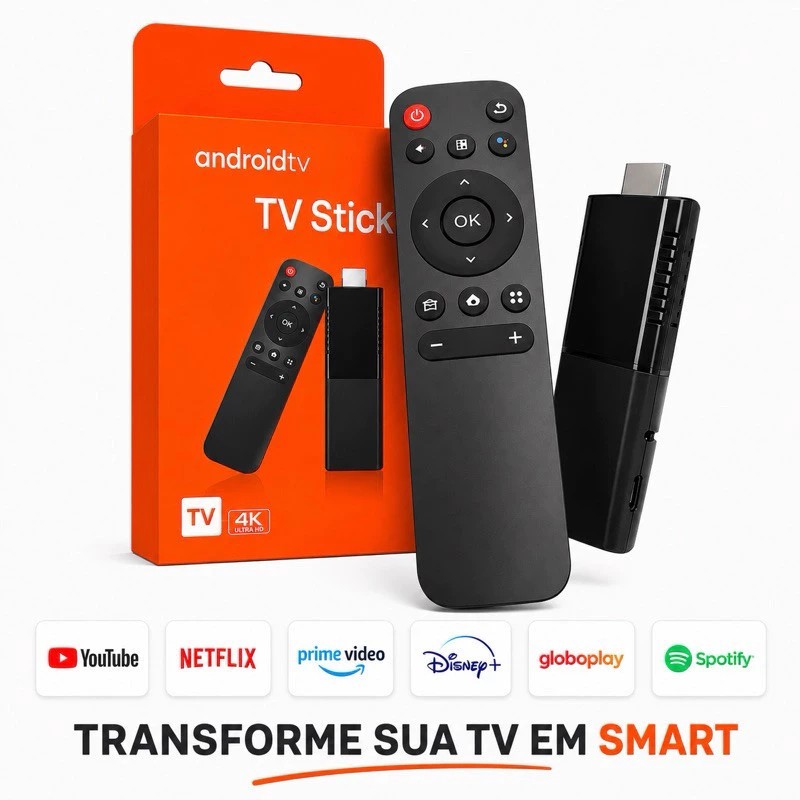 TV Stick Android 14 Pro 8GB RAM 128GB 4K WiFi Dual Band HDMI Google Streaming Netflix YouTube TV Box