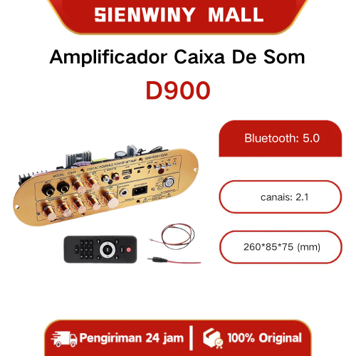 【Armazém local】Amplificador Caixa De Som D900 Placa Dente Azul 50 + 100W