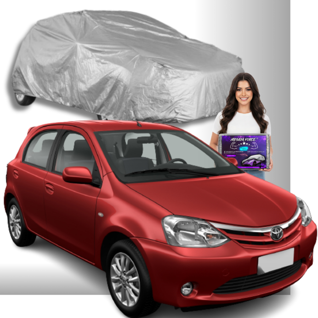Capa Impermeável Cobrir Carro Toyota Etios Hatch Forrada