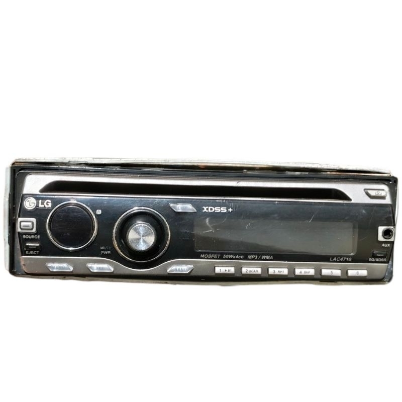 (USADO DETALHE) Rádio Automotivo LG LAC4210 AM FM AUX CD 50WX4 12V