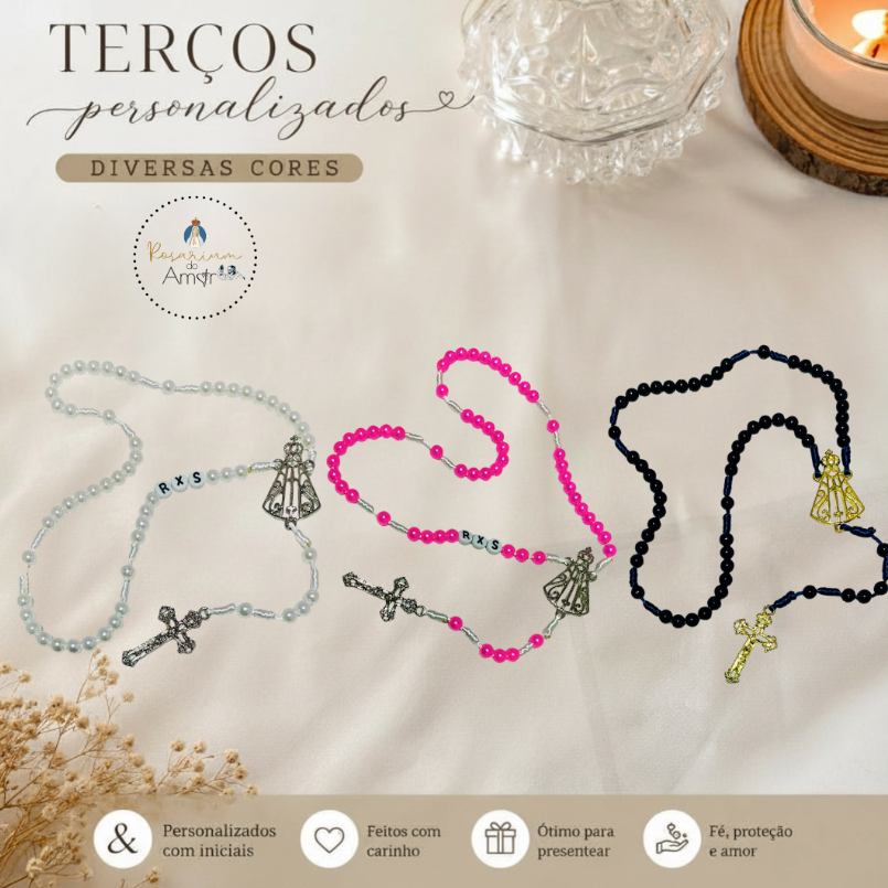 Terços Personalizados de Nossa Senhora Aparecida