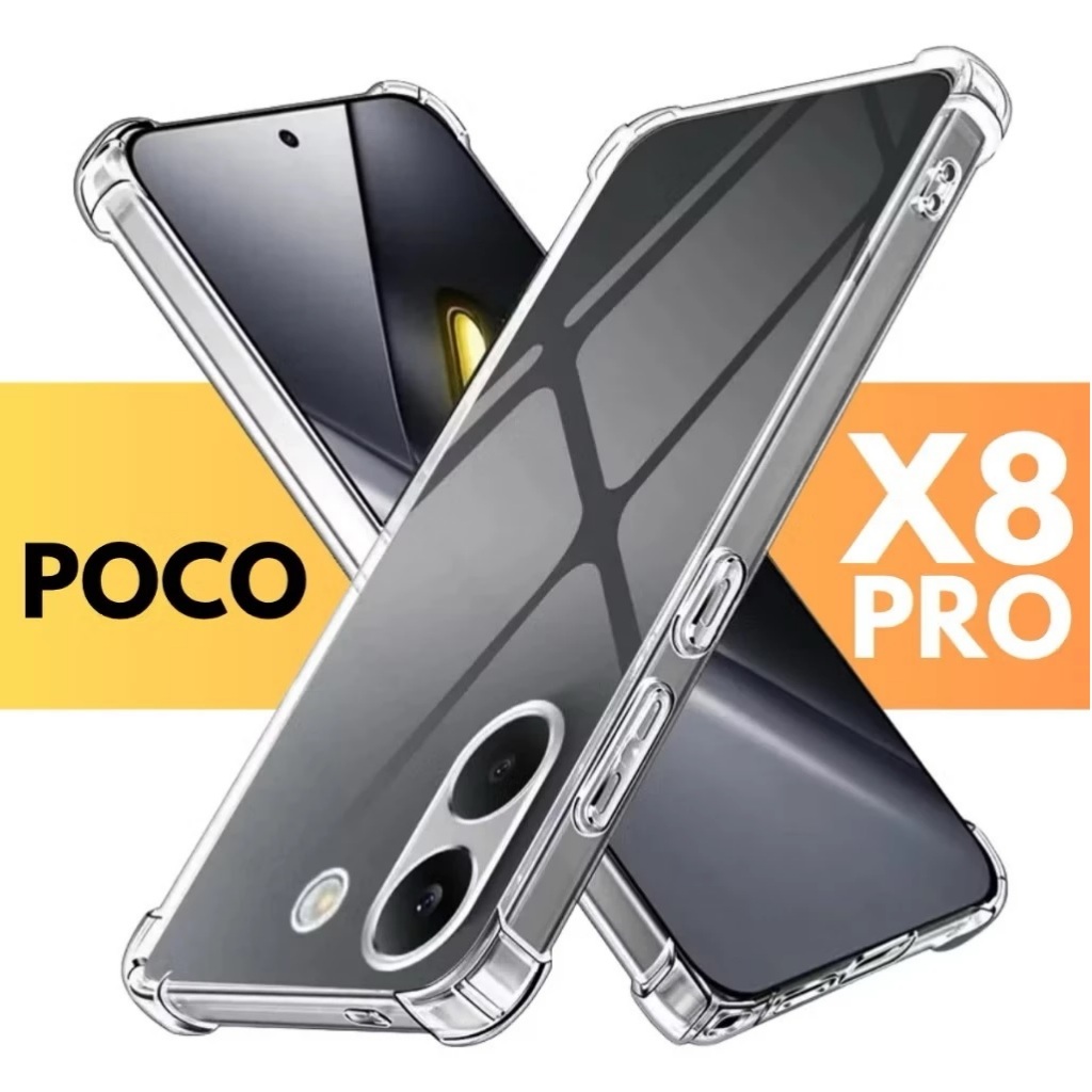 1 ou 2 Capas Capinha Anti Shock para o Celular Redmi Xiaomi Poco X8 Pro