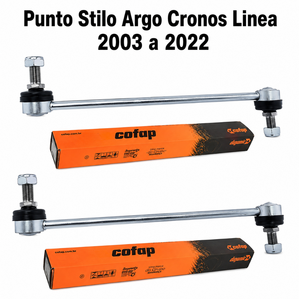 Par Bieleta Dianteira Punto Stilo Argo Cronos Linea  2003 a 2022