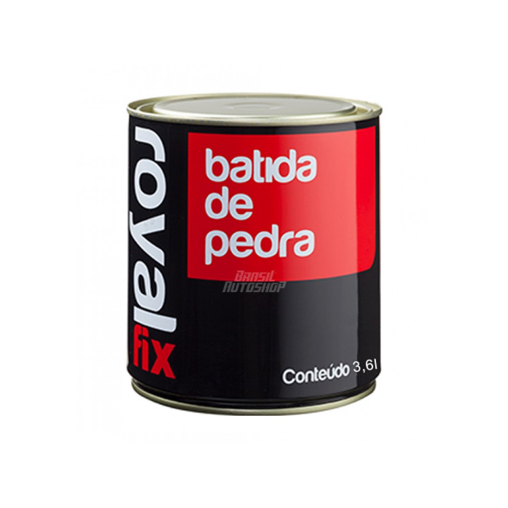 Batida De Pedra Cores Branco e Preto 3,6l Royal Carro Caminhão