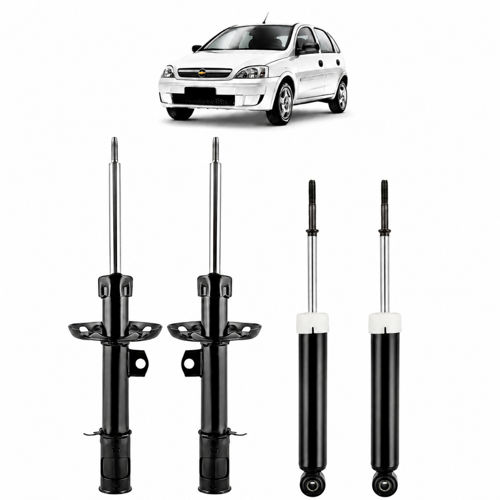 Par Amortecedores/Suspensão Corsa Joy/Max/Frente Montana 2006 a 2014 – Diversas Opções de Kits