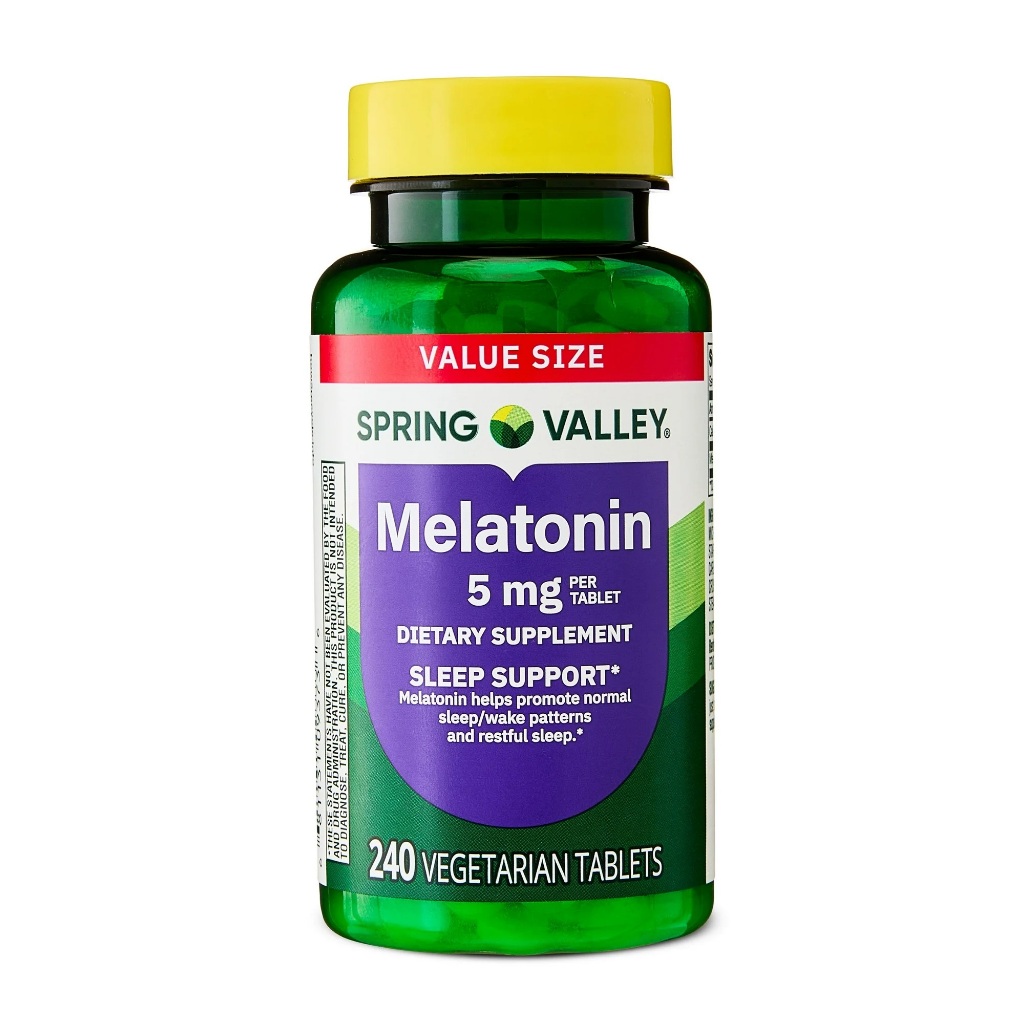 MELATONIN SPRING VALLEY IMPORTADA EUA 240 TABLETS