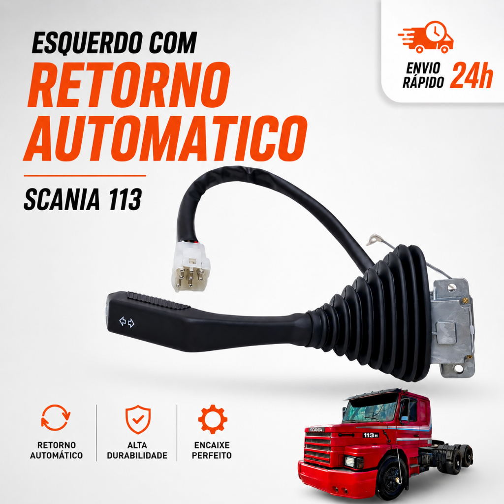 Chave Seta Scania 113 Ano 1993 Lado Esquerdo Com Retorno Automático