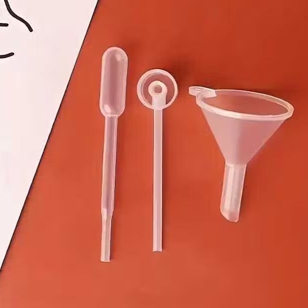 Kit Dispensador Transferidor de Perfume + Funil Mini + Pipeta | Encher Frasco Decant Fácil