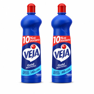 KIT Veja Limpador Multiuso Gold 500ml – Uso Diário em Superfícies Laváveis