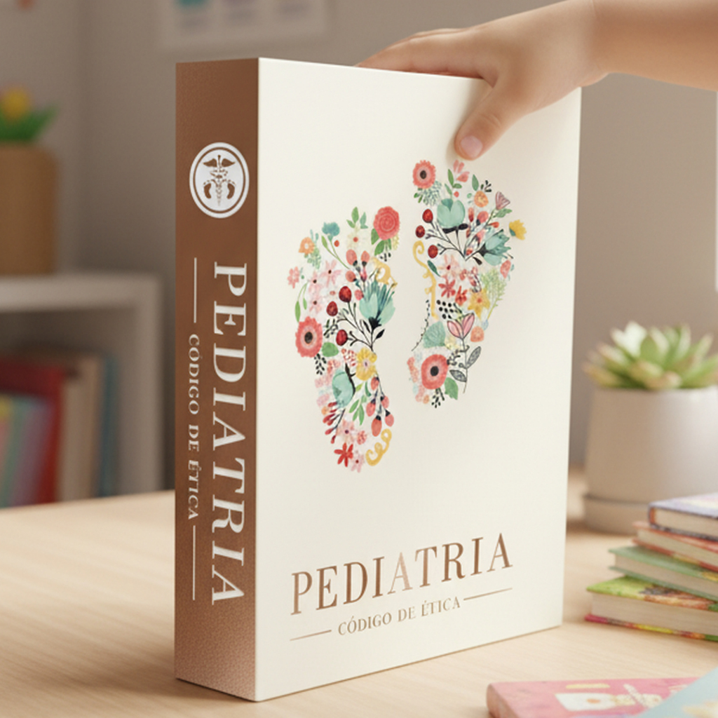 Pediatria Caixa Decorativa Livro Fake Porta Objetos