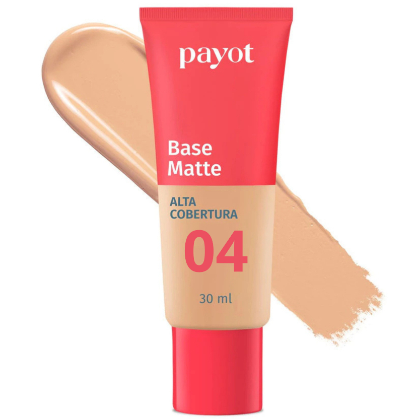Base Líquida Matte Payot Alta Cobertura 30ml Chérie Cor 4