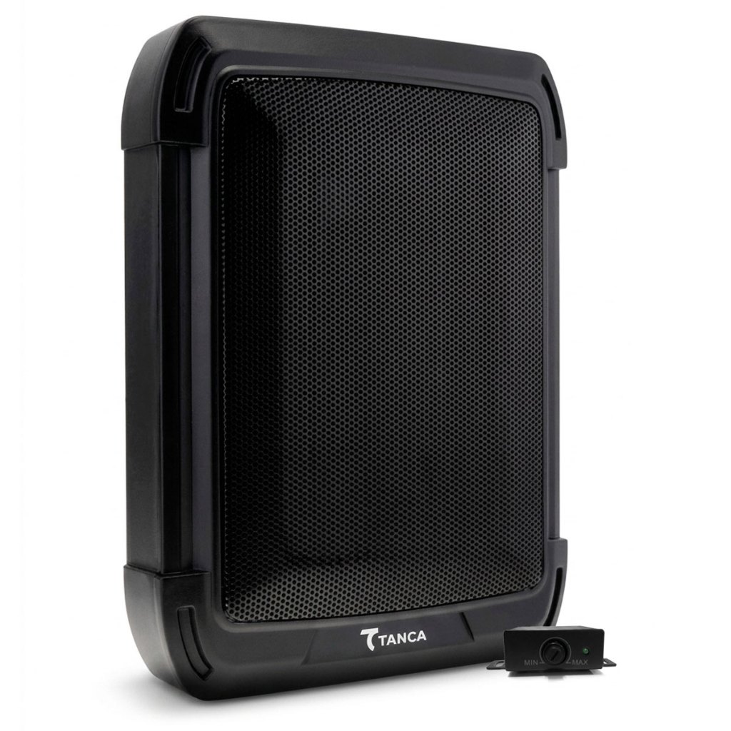 Caixa Amplificada Slim Ativa 8x12 150w Rms Tanca Push Com Controle de Ganho