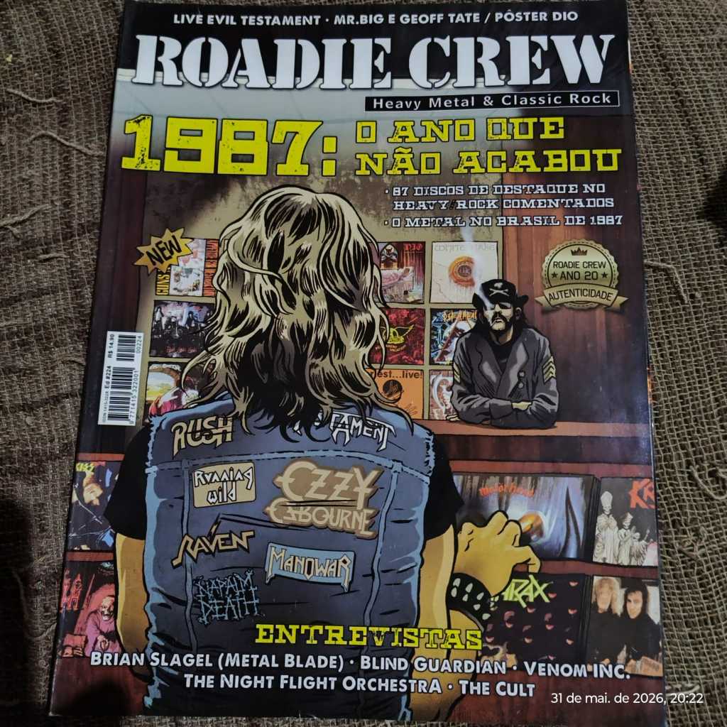 Revista Roadie Crew nr 224 Especial: 1987: o ano que não acabou. Ano 2017