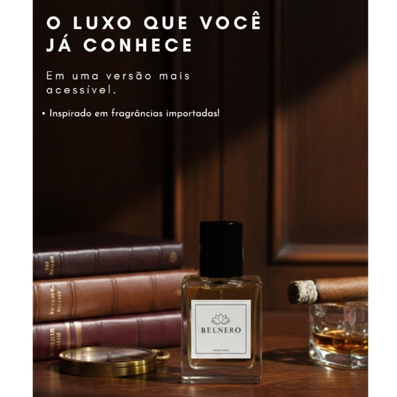 Perfume Masculino 50ml Inspirado Fragrâncias Famosas Alta Fixação Longa Duração Perfume Luxo Acessível Perfume 10ml