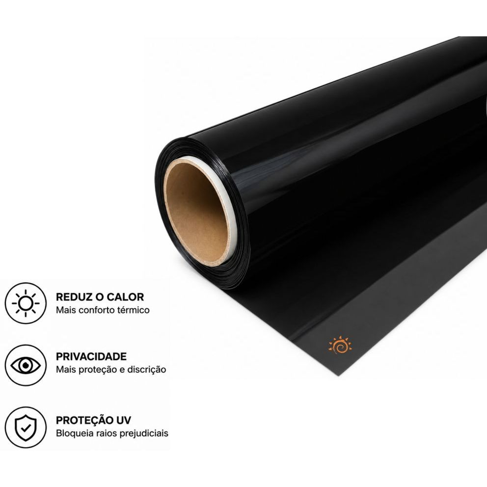 Película Insulfilm Profissional Fumê 75cm x 2m G5 G20 G35 Residencial Automotivo Privacidade Redução de Calor