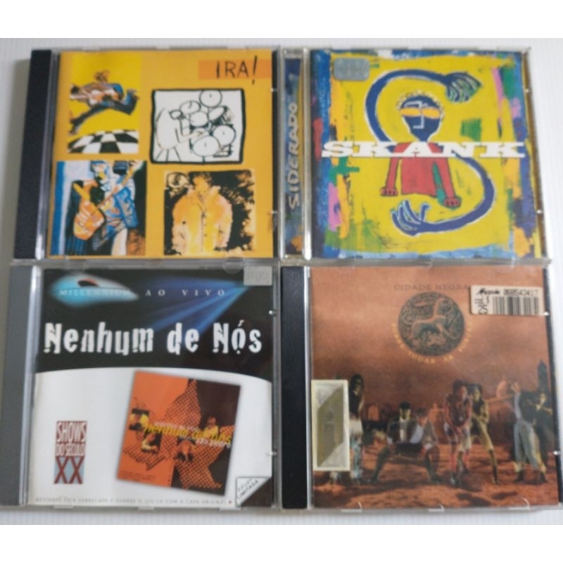 Cds Rock Nacional | Ira!,Skank,Nenhum de Nós, Cidade Negra | Usados e Testados