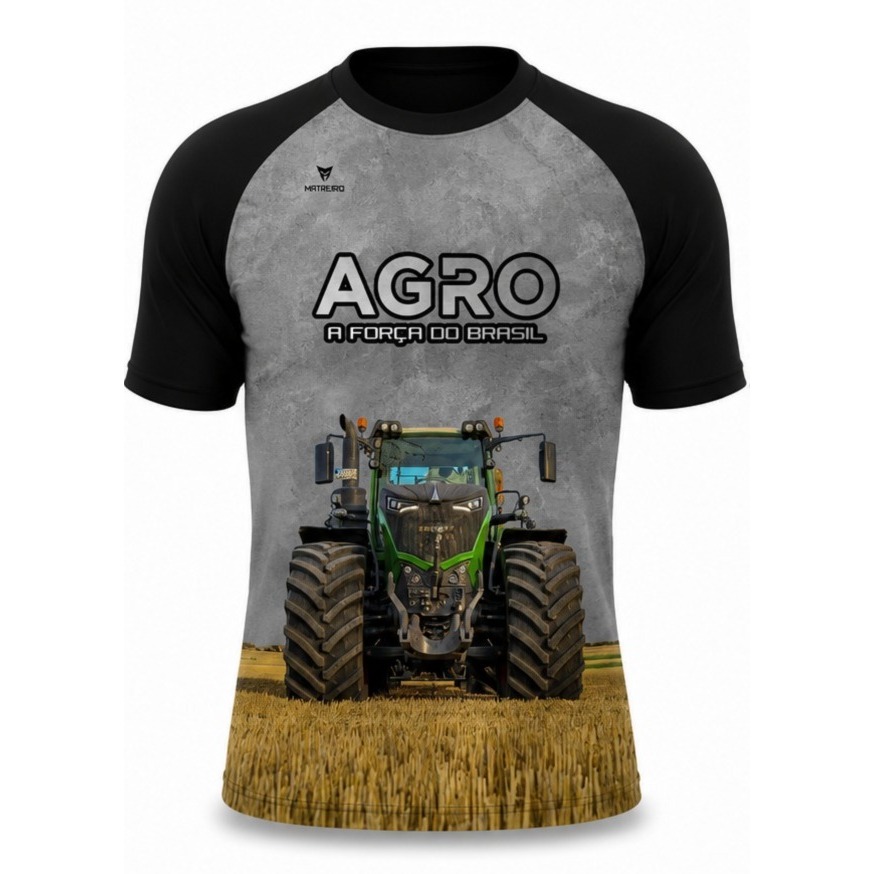 Camisa Agro Proteção Solar Uv50+ Matreiro Manga Curta Trator Bruto
