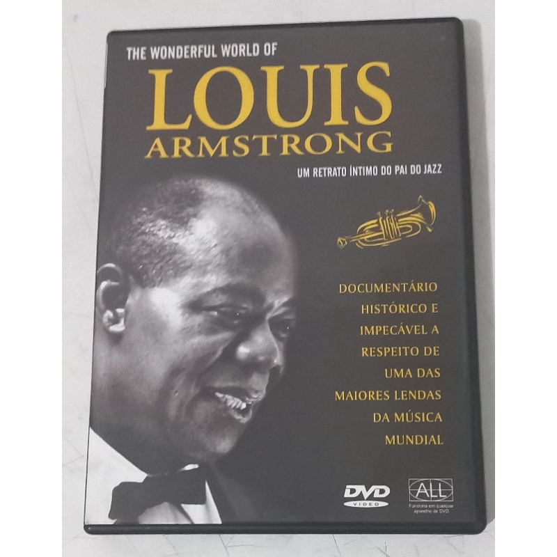 DVD The wonderful world of Louis Armstrong- Um restrato íntimo do pai do jazz