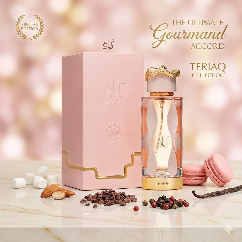 Lattafa Teriaq 100ml EDP – Feminino Doce Floral, Elegante & Duradouro