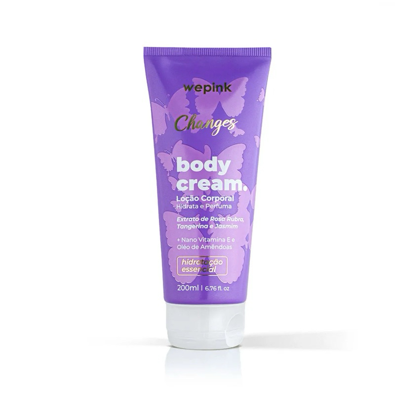 Body Cream Changes Desodorante Hidratante 200ml - Wepink vai sem a caixa por questão de mudança