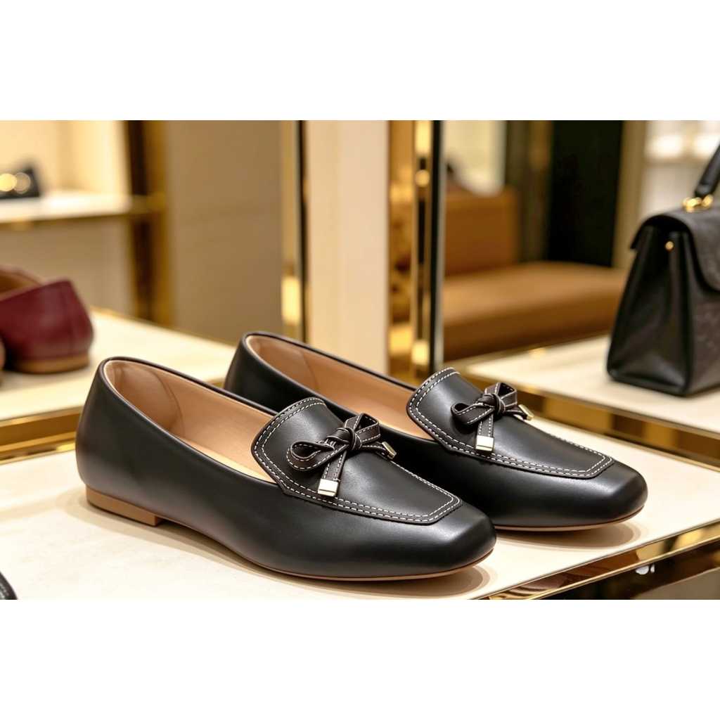 SAPATILHA FEMININA MOCASSIM FEMININO CONFORTÁVEL PRETO
