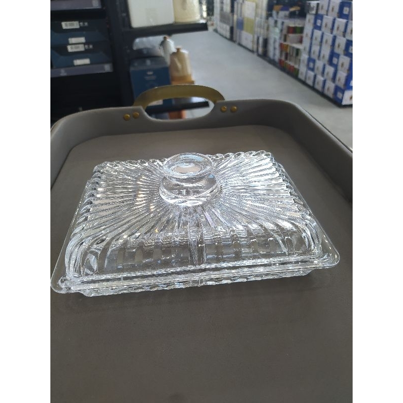 Porta frios renaissance cristal 20x15cm lyor imperdível