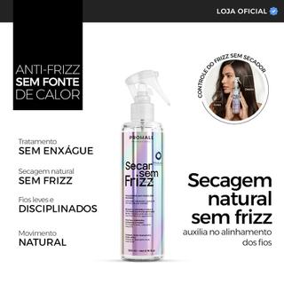 Leave-In Secar sem Frizz: Controle de Frizz e Proteção Sem Uso de Secador 200ml