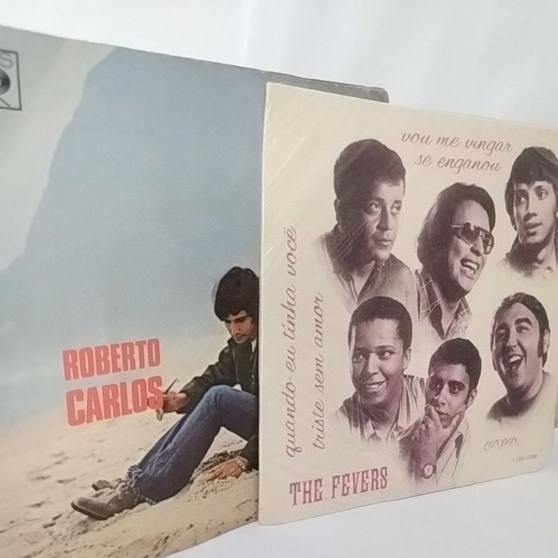 Compactos Kit com Dois Roberto Carlos e The Fevers.