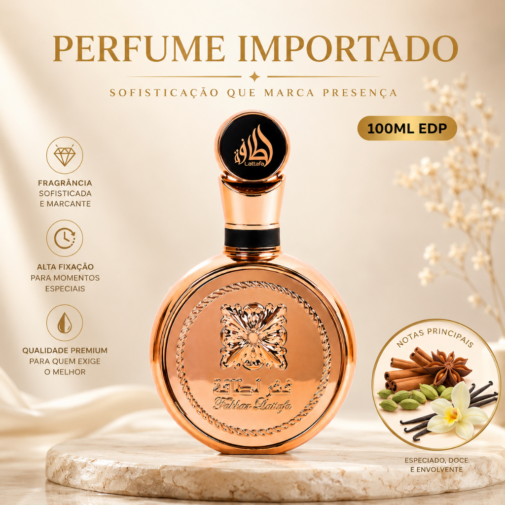 Perfume Lattafa Pride Fakhar Gold EDP 100ml Importado Oficial