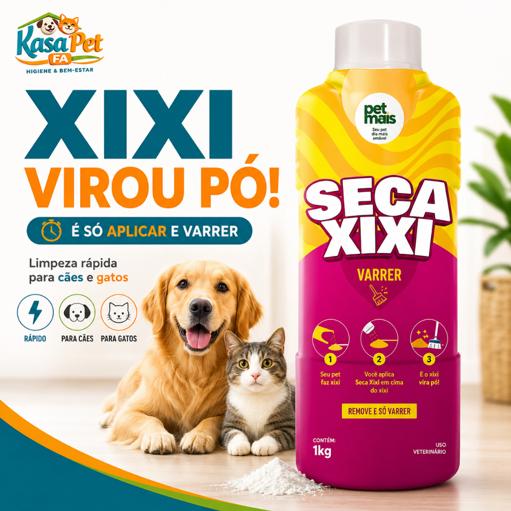 Sexa Xixi Varrer Perfumado Petmais 1kg - Limpeza do Ambiente com Cães e Gatos