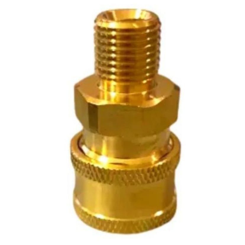 Adaptador Bico de Engate Rápido Lavadora rosca 1/4 Para Snow Foam - Detailer