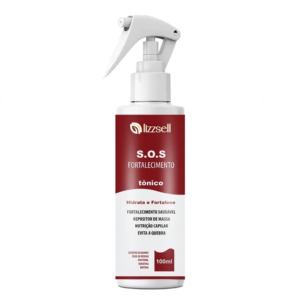 Somente Tonico 100ml - Novo Sos Fortalecimento Capilar Anti Queda E Falhas - Autentico