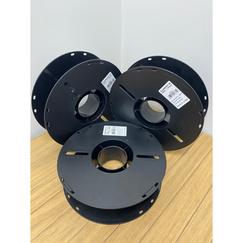 Kit 1 a 3 Carretel Rolo Vazio Para Filamento Impressão 3D Masterprint Premium