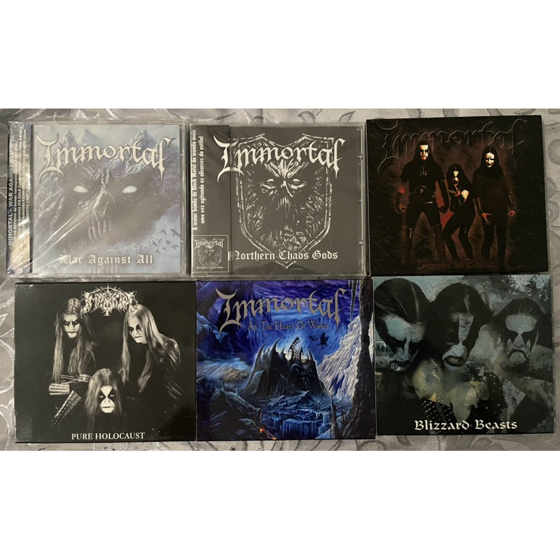 Immortal 6 CDs Nacionais Pure Holocaust, Damned, Heart of Winter
