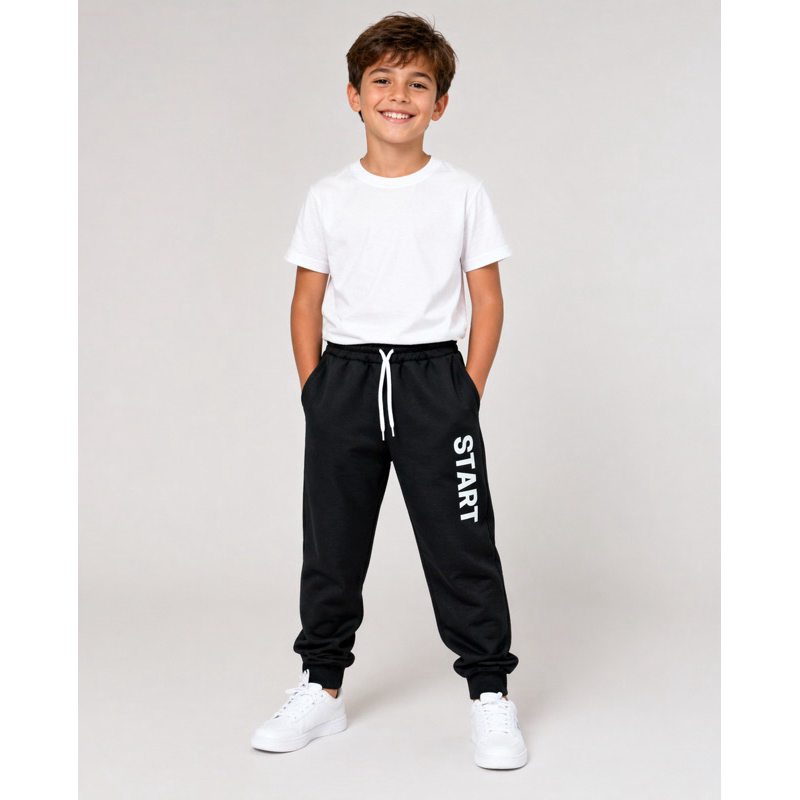 Calça Moletom Jogger Infantil Juvenil Confortável