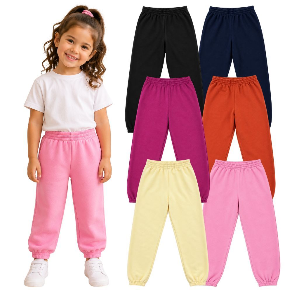 Kit Calça Moletom Infantil Feminina Felpada de Frio Menina 1 ao 14 Anos | Calça Infantil Menina